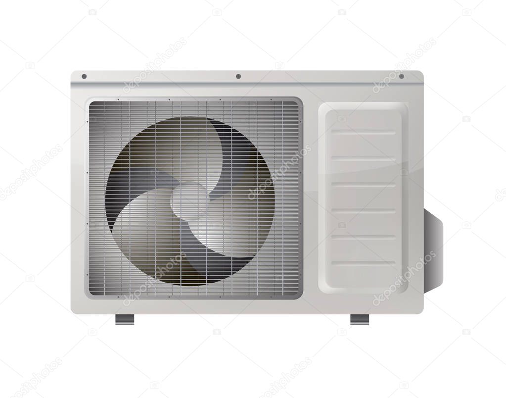 Air conditioning isolated