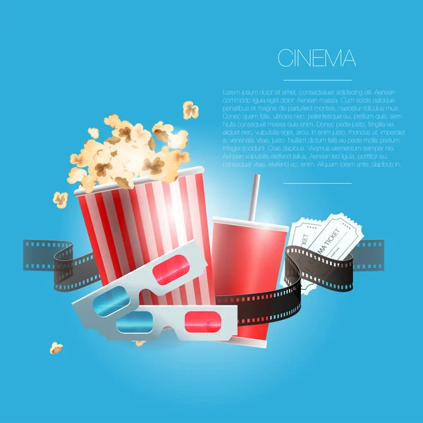 Locandina della prima del cinema — Vettoriale Stock