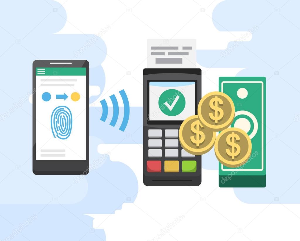 Mobile payments illustration