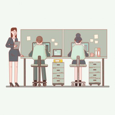 Odacık ofis çalışma alanı