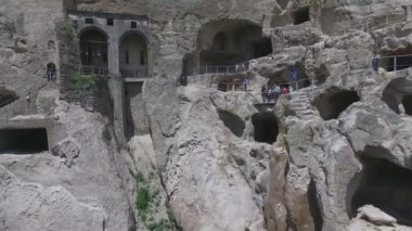 Vardzia mağara Manastırı Site Gürcistan Erusheti Mountain
