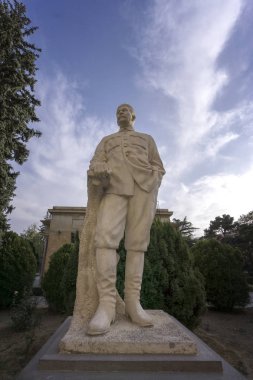 Gori, Gürcistan - 26 Eylül 2017: Sovyet lideri Josef Stalin anıt