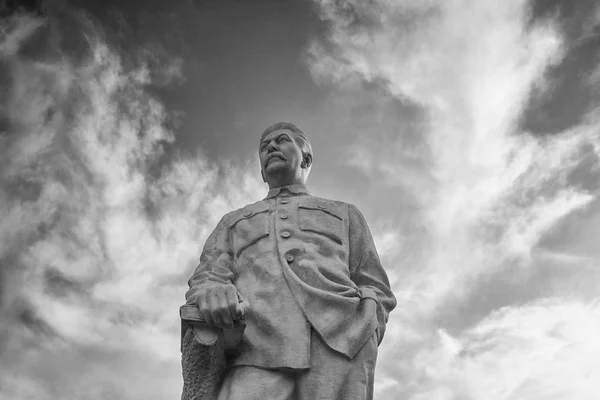 Gori, Gürcistan - 26 Eylül 2017: Sovyet lideri Josef Stalin anıt