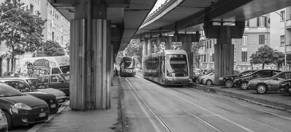 Trains à Rome — Photo