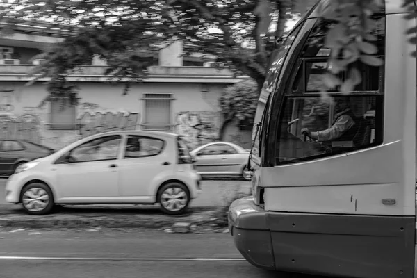 Tram Porta Maggiore — Stock Photo, Image