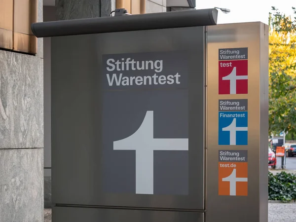 Alman tüketici Örgütü Stiftung Warentest Berlin merkezinin