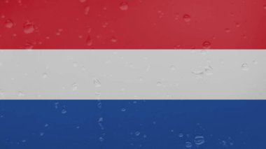 Hollanda Bayrağına Yağmur Damlaları, Arkaplan