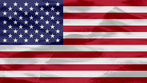 Waves Texture On USA Flag — Stock Photo, Image