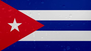Küba Bayrağına Yağmur Damlaları, Arkaplan
