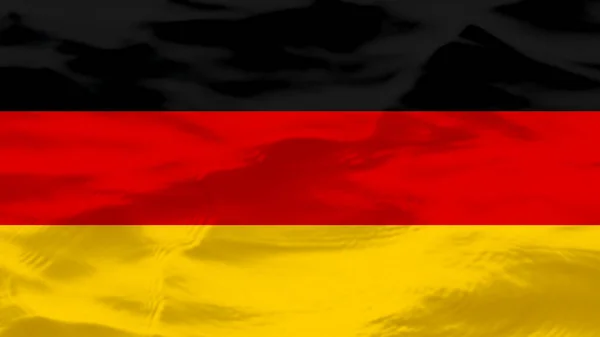 Fale tekstury Na Niemcy Flaga — Zdjęcie stockowe