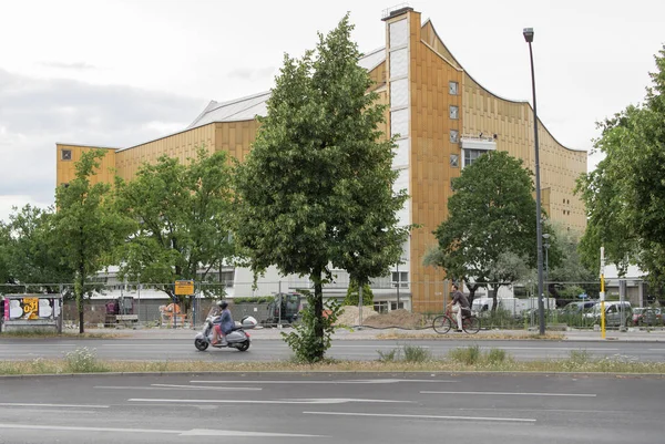 Berliner Philharmonie, koncertní síň v Berlíně. Domov Berlínské filharmonie — Stock fotografie