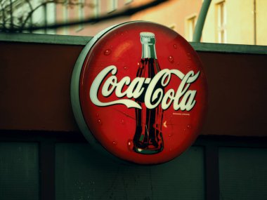 Reklam: Coca Cola Logosu Berlin, Almanya