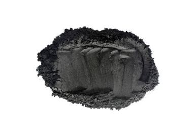 Aktif kömür tozu makro lens ile çekim