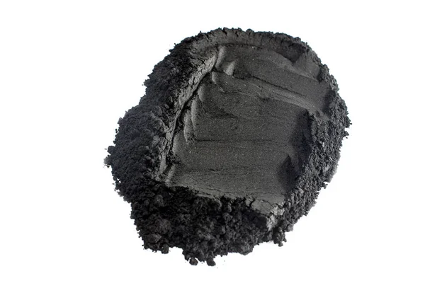 Активоване вугілля порох постріл з макро лінзою Стокове Фото