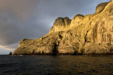 Sunrise Maleplo Island Colombia clipart