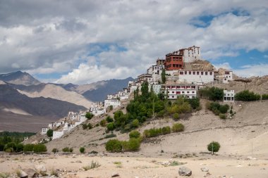 Thiksey Palace Ladakh clipart