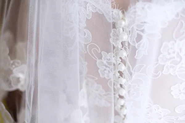 Rozmazané svatební šaty. — Stock fotografie