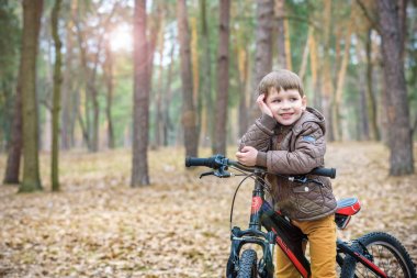 Çocuk bisikleti sonra dinlenme