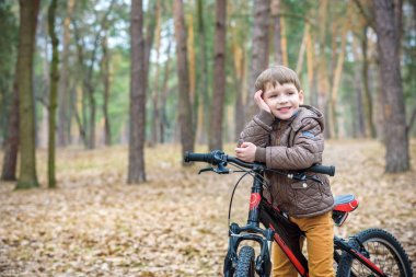 Çocuk bisikleti sonra dinlenme