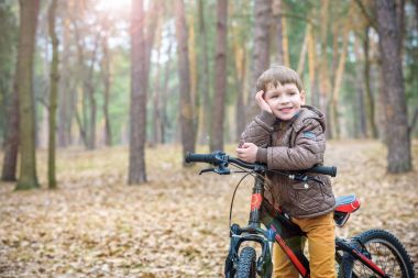 Çocuk bisikleti sonra dinlenme