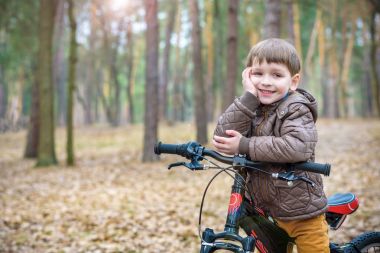 Çocuk bisikleti sonra dinlenme