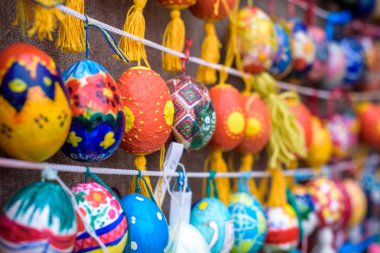 Kiev, Ukrayna 9 Nisan 2017: Yıllık Paskalya sergi