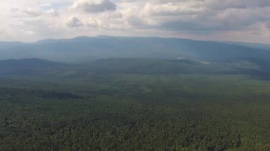 Mount Iremel Güney Urallar içinde havadan izleme