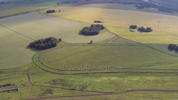 Aerial Photo of a pearl of Bashkortostan - Shihan Toratau, Tra-Tau — Stock Video