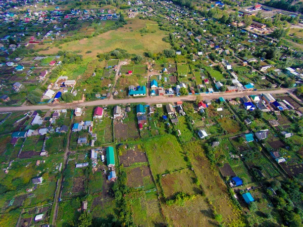 Вид з російських сільській місцевості в осінь — стокове фото