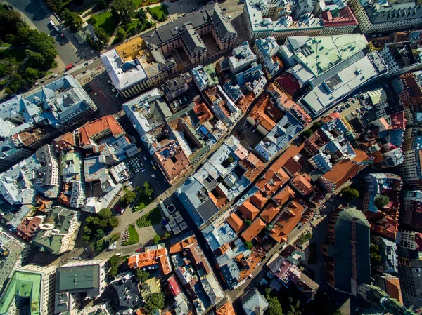Riga, Lettland - September 2016: Luftaufnahme der Altstadt — Stockfoto