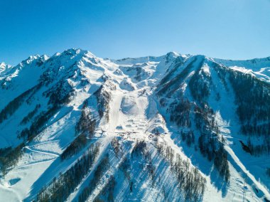 Kayak Festivali Newstarcamp Sochi, Rosa Khutor. Havadan görünümü