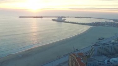 Porto bağlantı noktası üzerinden günbatımı