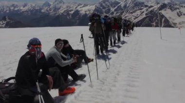 2014 07 Elbruz Dağı, Rusya: Elbruz tepesine tırmanma