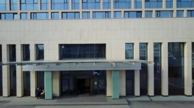 2017 04: Ufa Kültür Merkezi şehir. Sheraton Hotel havadan görünümü