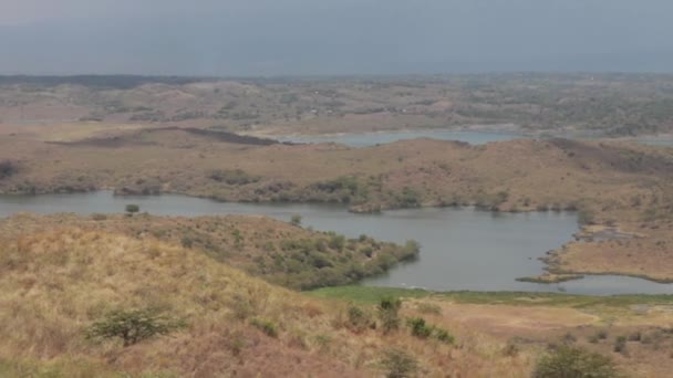Lago en safari en Tanzania — Vídeos de Stock