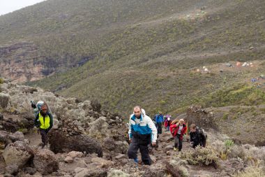 2014 02 Kilimanjaro, Tanzania: Machame yol Dağı'nda. 4 gün