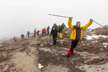 2014 02 Kilimanjaro, Tanzania: Machame yol Dağı'nda. 4 gün