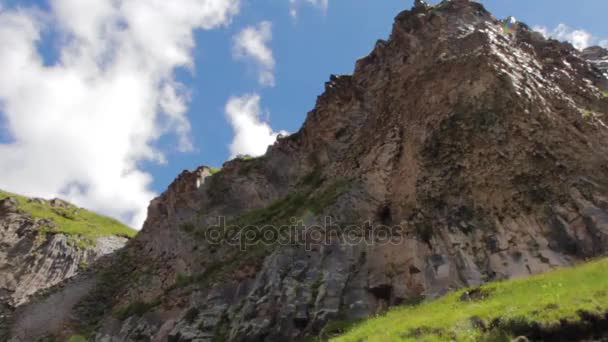 Схил гори Ельбрус регіону — стокове відео