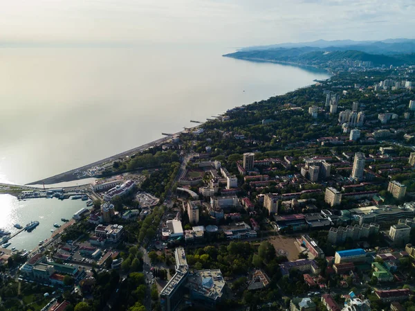 Widok na centrum miasta — Zdjęcie stockowe