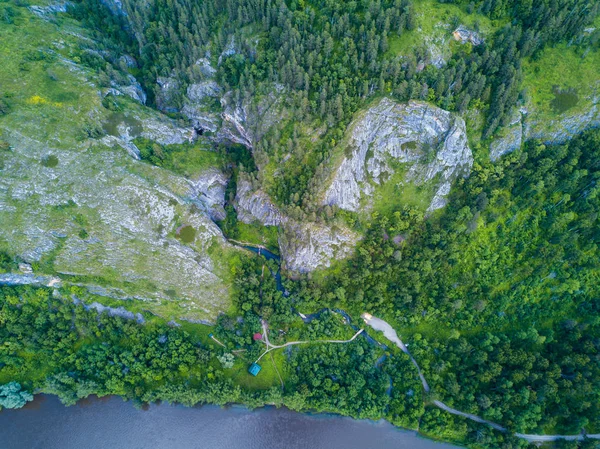 Kapova grot, Shulgan tash natuurreservaat, Basjkirostan, Rusland. — Stockfoto