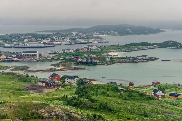 Paysage du village en Norvège, Scandinavie — Photo