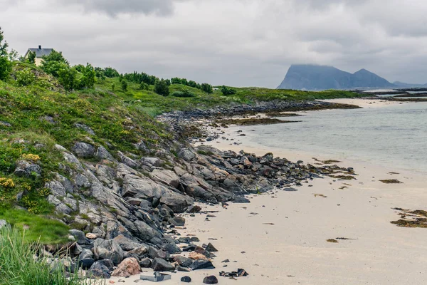 Paysage du village en Norvège, Scandinavie — Photo