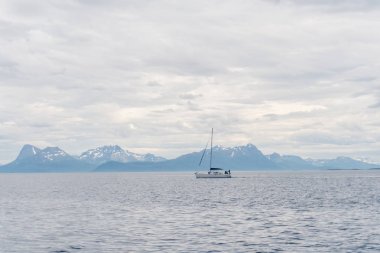 Norveç'te bir yat yelken