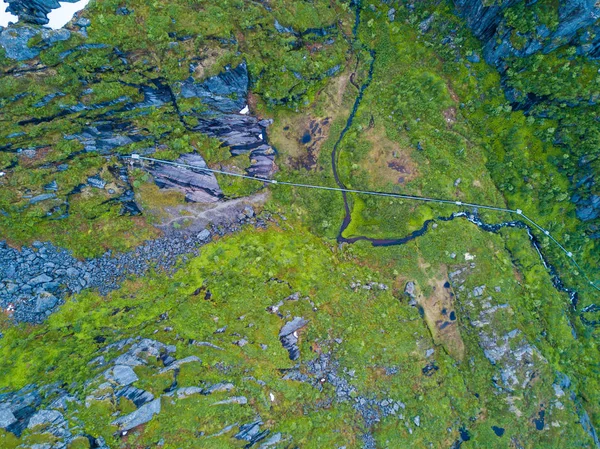 De Trollfjord op de Lofoten eilanden, Noorwegen — Stockfoto