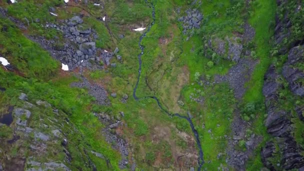 The Trollfjord in the Lofoten Islands, Norway — Stock Video