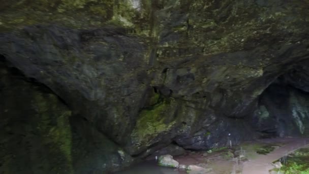 Cueva de Kapova, reserva natural de Shulgan tash, Bashkortostán, Rusia . — Vídeos de Stock