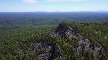 Ural Dağları'nda havadan görünümü