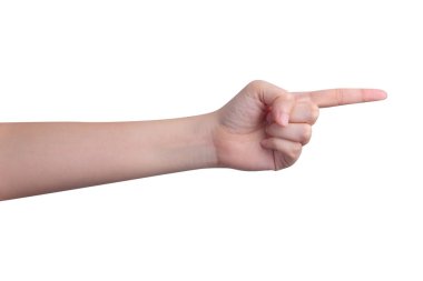 izole üzerinde beyaz işaret ver 