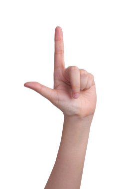 izole üzerinde beyaz işaret ver 