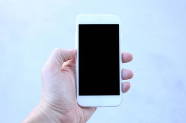 El ile boşluk perde smartphone